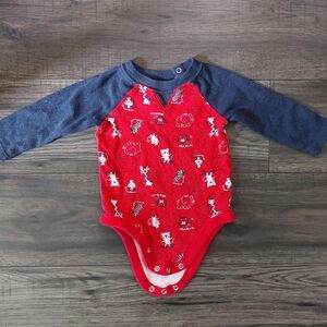 GARANIMALS red and blue shirt 6-9M
